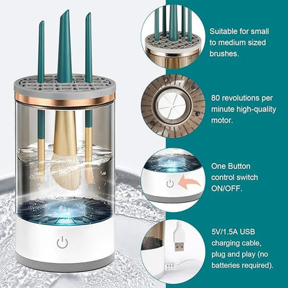 Electric Cosmetic Makeup Brush Cleaning Tool